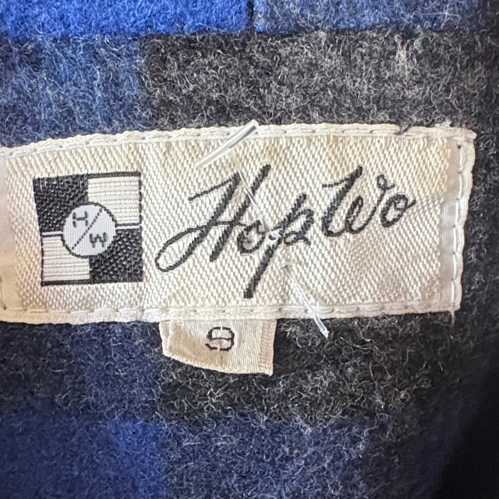 Vintage Hop Wo Wool Plaid Jacket – Size 9 (M) - Picture 9 of 10